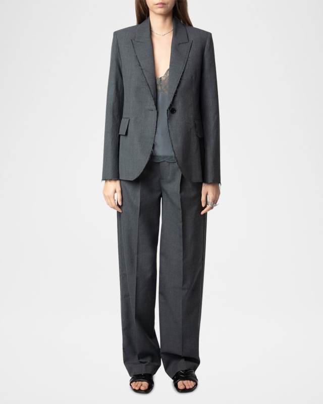 Puros Raw-Edge Trousers